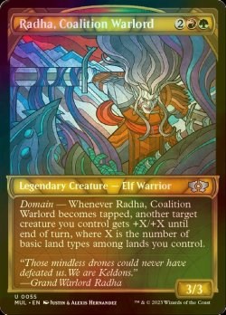 Photo1: [FOIL] Radha, Coalition Warlord 【ENG】 [MUL-Multi-U]