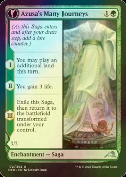 Photo1: [FOIL] Azusa's Many Journeys 【ENG】 [NEO-Green-U]