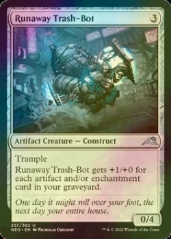 Photo1: [FOIL] Runaway Trash-Bot 【ENG】 [NEO-Artifact-U]