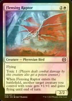 Photo1: [FOIL] Flensing Raptor 【ENG】 [ONE-White-C]