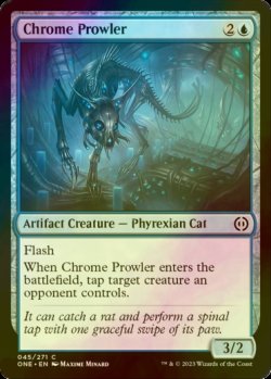 Photo1: [FOIL] Chrome Prowler 【ENG】 [ONE-Blue-C]