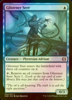 Photo1: [FOIL] Glistener Seer 【ENG】 [ONE-Blue-C]