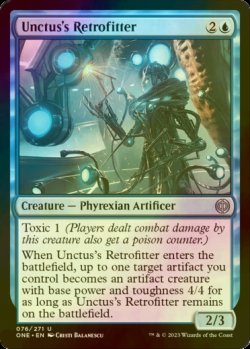 Photo1: [FOIL] Unctus's Retrofitter 【ENG】 [ONE-Blue-U]