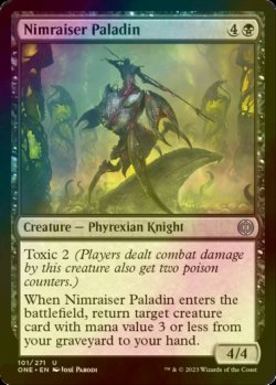 Photo1: [FOIL] Nimraiser Paladin 【ENG】 [ONE-Black-U]