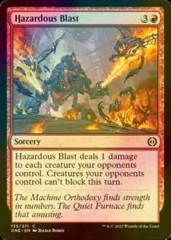 Photo1: [FOIL] Hazardous Blast 【ENG】 [ONE-Red-C]