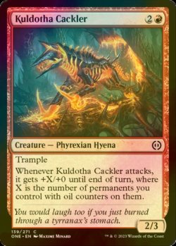 Photo1: [FOIL] Kuldotha Cackler 【ENG】 [ONE-Red-C]