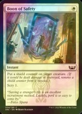 [FOIL] Boon of Safety 【ENG】 [SNC-White-C]