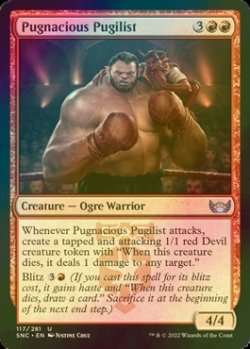 Photo1: [FOIL] Pugnacious Pugilist 【ENG】 [SNC-Red-U]