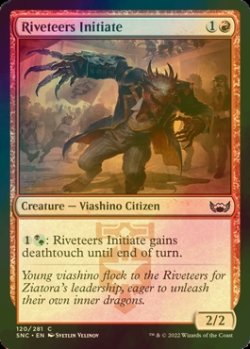 Photo1: [FOIL] Riveteers Initiate 【ENG】 [SNC-Red-C]