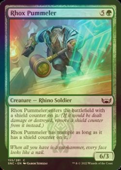 Photo1: [FOIL] Rhox Pummeler 【ENG】 [SNC-Green-C]