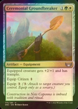 Photo1: [FOIL] Ceremonial Groundbreaker 【ENG】 [SNC-Multi-U]