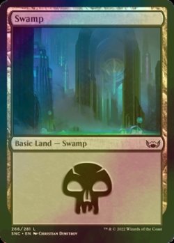 Photo1: [FOIL] Swamp No.266 【ENG】 [SNC-Land-C]