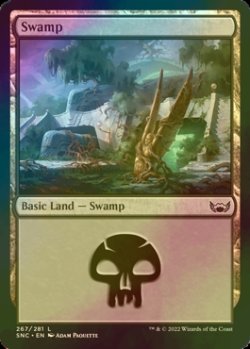 Photo1: [FOIL] Swamp No.267 【ENG】 [SNC-Land-C]