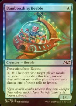 Photo1: [FOIL] Bamboozling Beeble 【ENG】 [UNF-Blue-C]