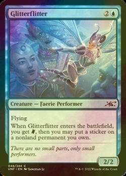 Photo1: [FOIL] Glitterflitter 【ENG】 [UNF-Blue-C]