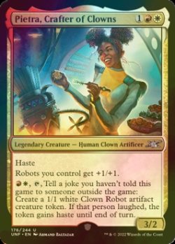 Photo1: [FOIL] Pietra, Crafter of Clowns 【ENG】 [UNF-Multi-U]