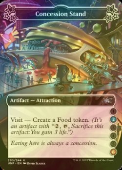 Photo1: [FOIL] Concession Stand ●(2)●●●(6) 【ENG】 [UNF-Artifact-U]