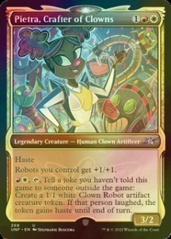 Photo1: [FOIL] Pietra, Crafter of Clowns (Showcase) 【ENG】 [UNF-Multi-U]