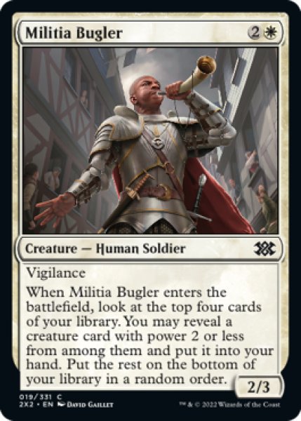 Photo1: Militia Bugler 【ENG】 [2X2-White-C] (1)