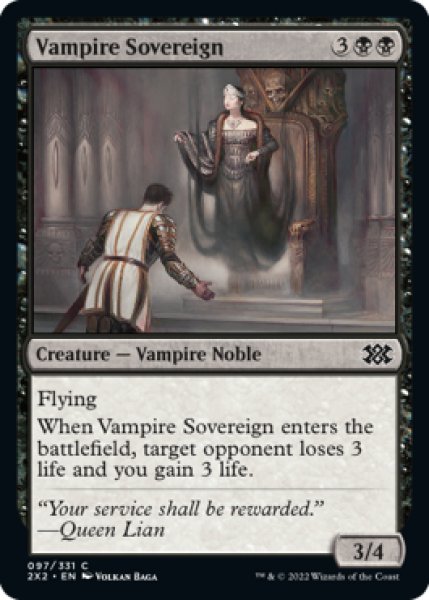 Photo1: Vampire Sovereign 【ENG】 [2X2-Black-C] (1)