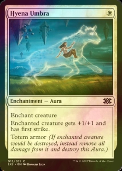 Photo1: [FOIL] Hyena Umbra 【ENG】 [2X2-White-C] (1)