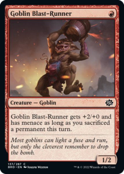 Photo1: Goblin Blast-Runner 【ENG】 [BRO-Red-C] (1)