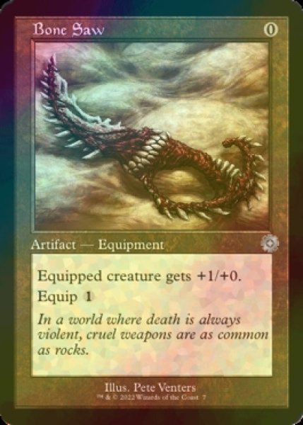 Photo1: [FOIL] Bone Saw (Retro Frame) 【ENG】 [BRR-Artifact-U] (1)