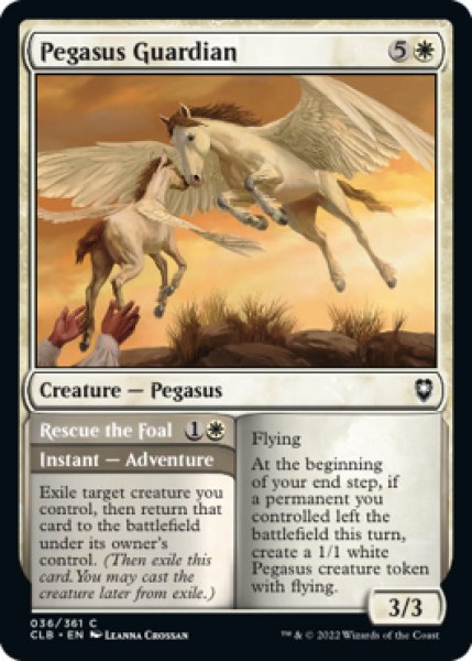 Photo1: Pegasus Guardian 【ENG】 [CLB-White-C] (1)