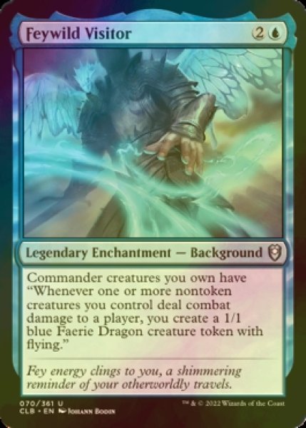 Photo1: [FOIL] Feywild Visitor 【ENG】 [CLB-Blue-U] (1)