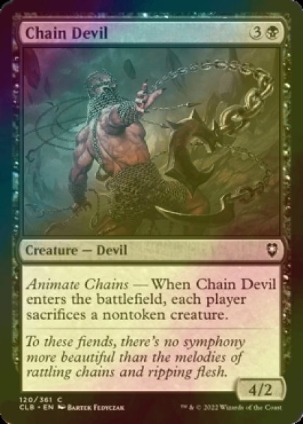 Photo1: [FOIL] Chain Devil 【ENG】 [CLB-Black-C] (1)