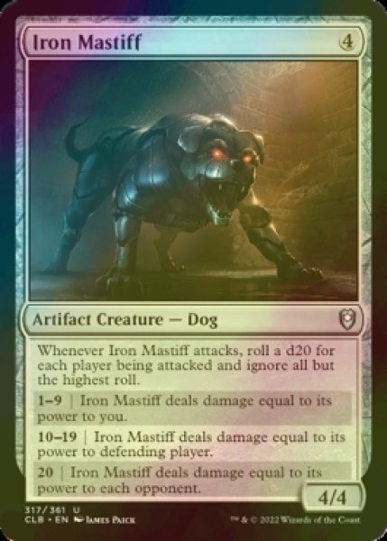 Photo1: [FOIL] Iron Mastiff 【ENG】 [CLB-Artifact-U] (1)