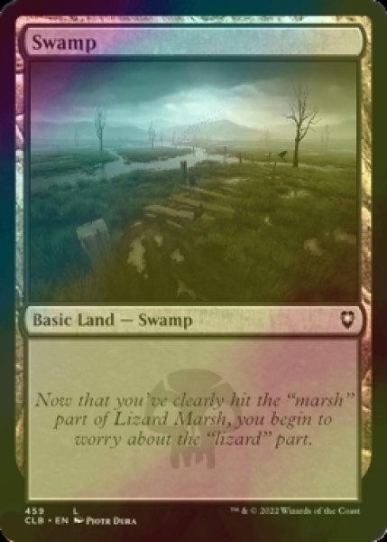 Photo1: [FOIL] Swamp No.459 【ENG】 [CLB-Land-C] (1)