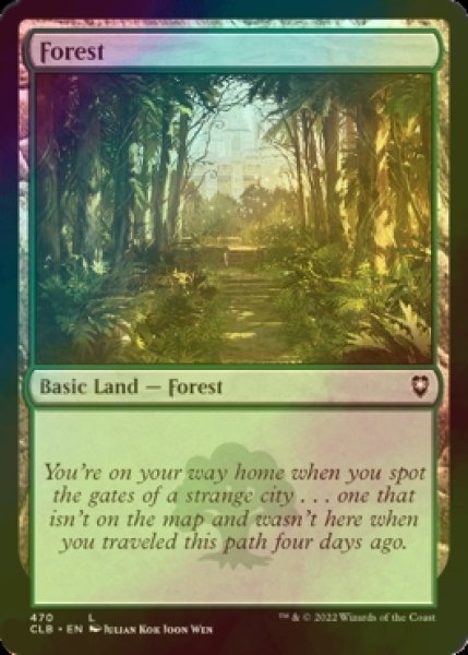 Photo1: [FOIL] Forest No.470 【ENG】 [CLB-Land-C] (1)