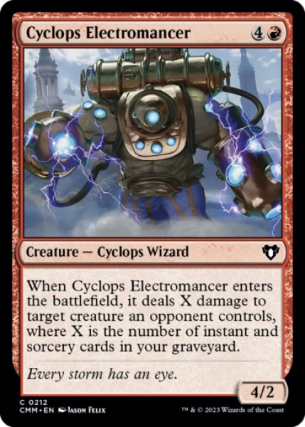 Photo1: Cyclops Electromancer 【ENG】 [CMM-Red-C] (1)