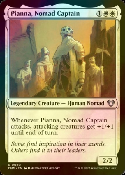 Photo1: [FOIL] Pianna, Nomad Captain 【ENG】 [CMM-White-U] (1)