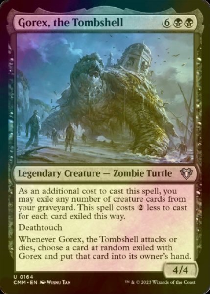 Photo1: [FOIL] Gorex, the Tombshell 【ENG】 [CMM-Black-U] (1)