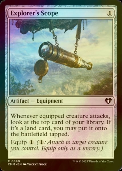 Photo1: [FOIL] Explorer's Scope 【ENG】 [CMM-Artifact-C] (1)