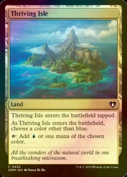 Photo1: [FOIL] Thriving Isle 【ENG】 [CMM-Land-C] (1)