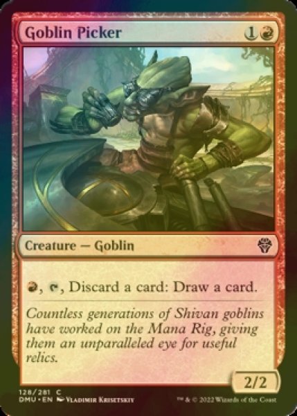 Photo1: [FOIL] Goblin Picker 【ENG】 [DMU-Red-C] (1)