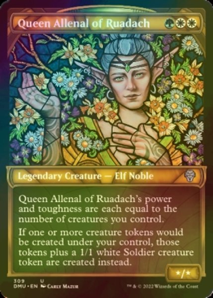 Photo1: [FOIL] Queen Allenal of Ruadach (Showcase) 【ENG】 [DMU-Multi-U] (1)