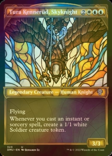 Photo1: [FOIL] Tura Kennerud, Skyknight (Showcase) 【ENG】 [DMU-Multi-U] (1)