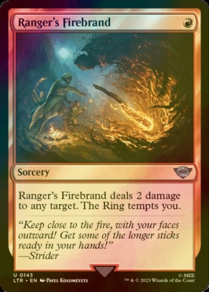 Photo1: [FOIL] Ranger's Firebrand 【ENG】 [LTR-Red-U] (1)