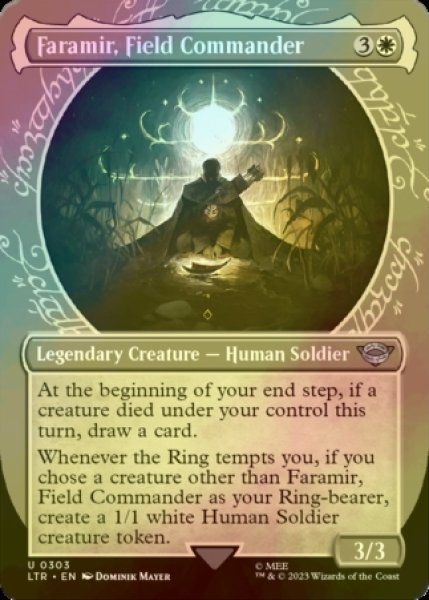 Photo1: [FOIL] Faramir, Field Commander No.303 (Showcase) 【ENG】 [LTR-White-U] (1)