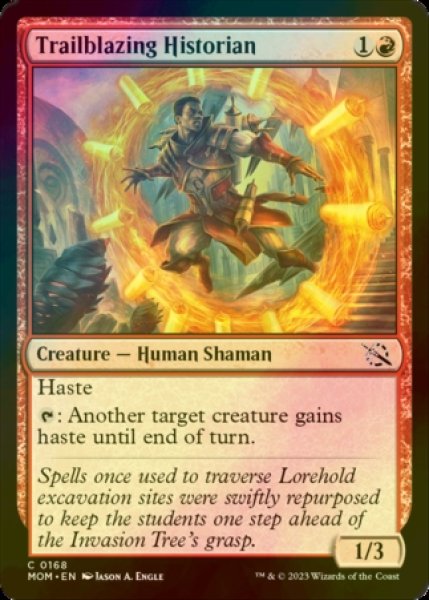 Photo1: [FOIL] Trailblazing Historian 【ENG】 [MOM-Red-C] (1)