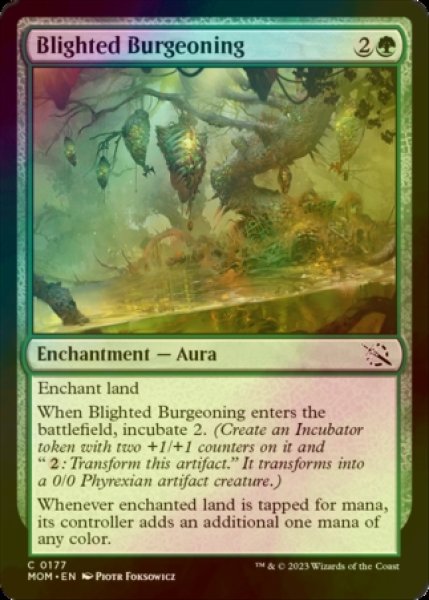 Photo1: [FOIL] Blighted Burgeoning 【ENG】 [MOM-Green-C] (1)