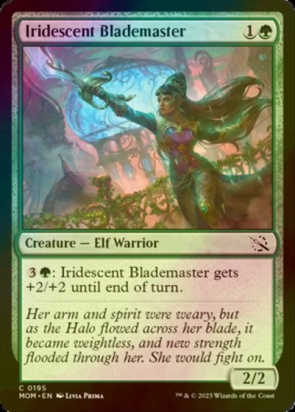 Photo1: [FOIL] Iridescent Blademaster 【ENG】 [MOM-Green-C] (1)