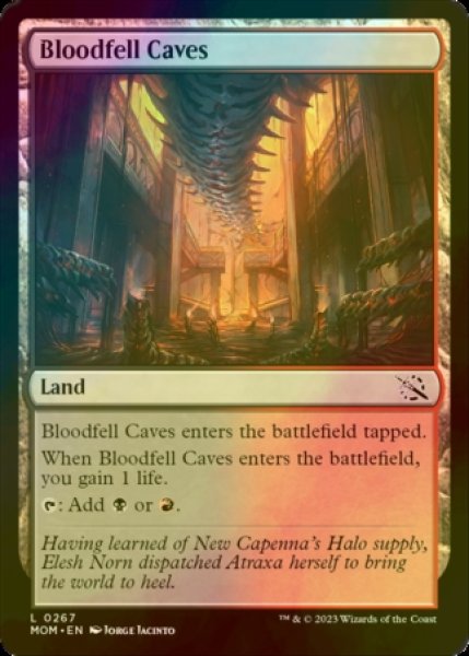 Photo1: [FOIL] Bloodfell Caves 【ENG】 [MOM-Land-C] (1)