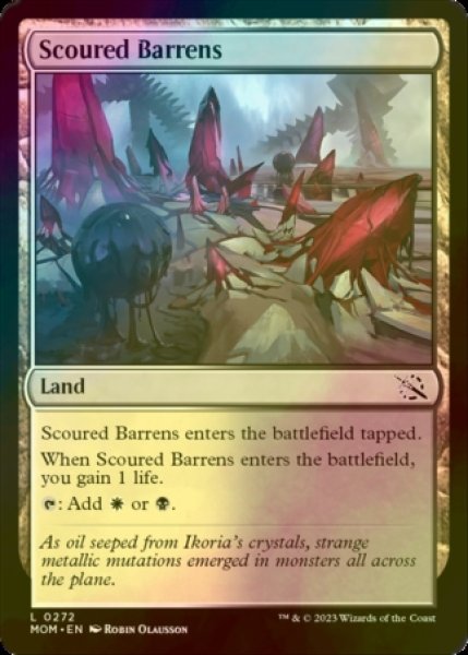 Photo1: [FOIL] Scoured Barrens 【ENG】 [MOM-Land-C] (1)