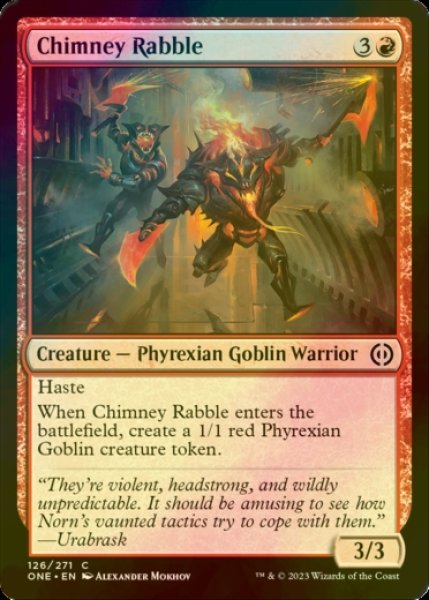 Photo1: [FOIL] Chimney Rabble 【ENG】 [ONE-Red-C] (1)