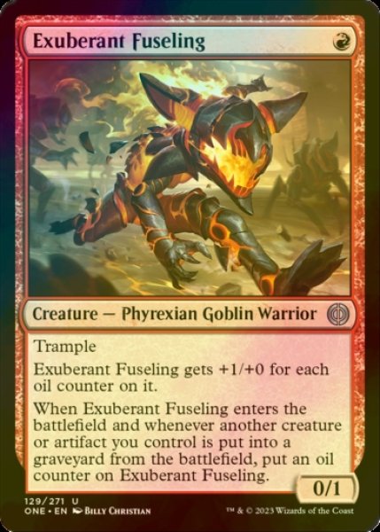 Photo1: [FOIL] Exuberant Fuseling 【ENG】 [ONE-Red-U] (1)